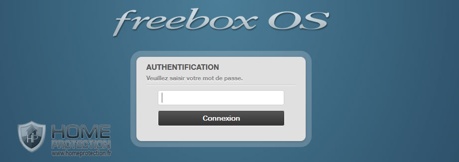 Connexion à l'interface d'administration de la Freebox